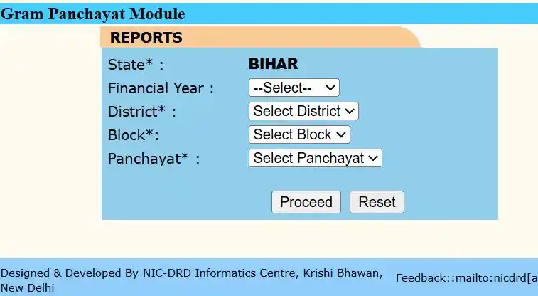 NREGA Job Card Gram Panchayat Module 2026